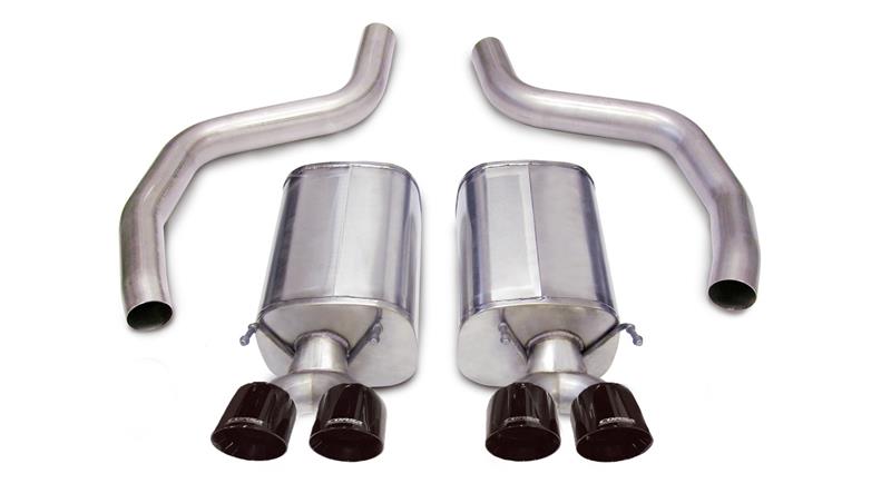 CORSA Performance Corsa 2006-2013 Chevrolet Corvette C6 Z06 7.0L V8 Black Sport Axle-Back Exhaust