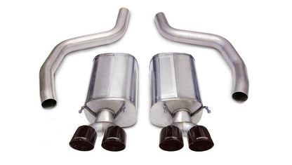 CORSA Performance Corsa 2006-2013 Chevrolet Corvette C6 Z06 7.0L V8 Black Sport Axle-Back Exhaust