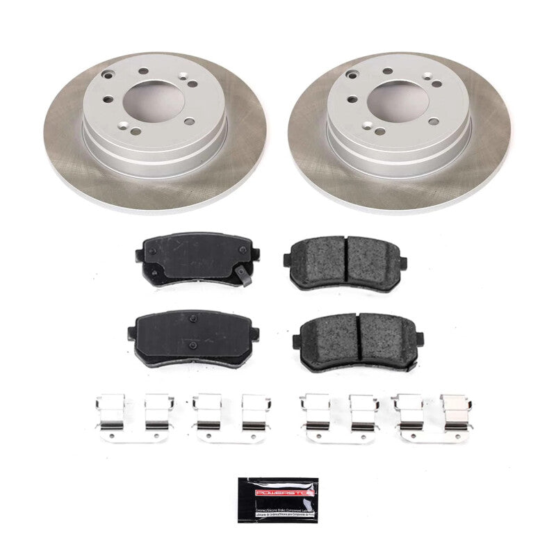 PowerStop Power Stop 16-20 Kia Optima Rear Semi-Coated Rotor Kit