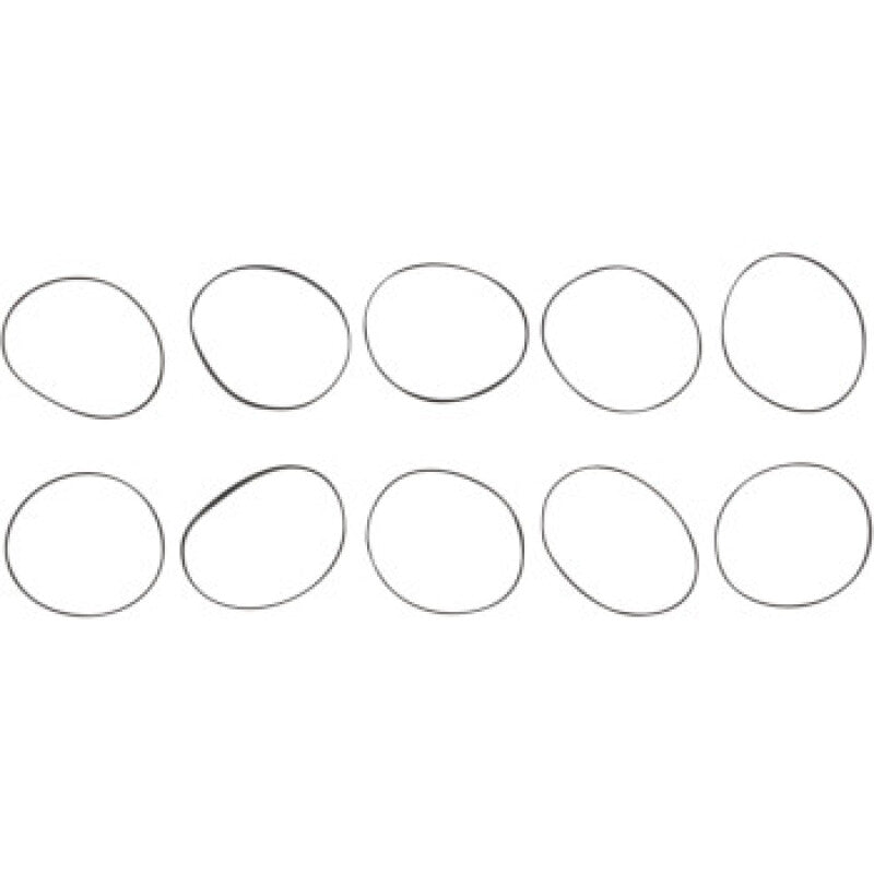 Cometic Gasket Cometic Harley-Davidson 1977-90 All Xl Oil Pump Cover Lathe Cut Ring Seal, 25Pk