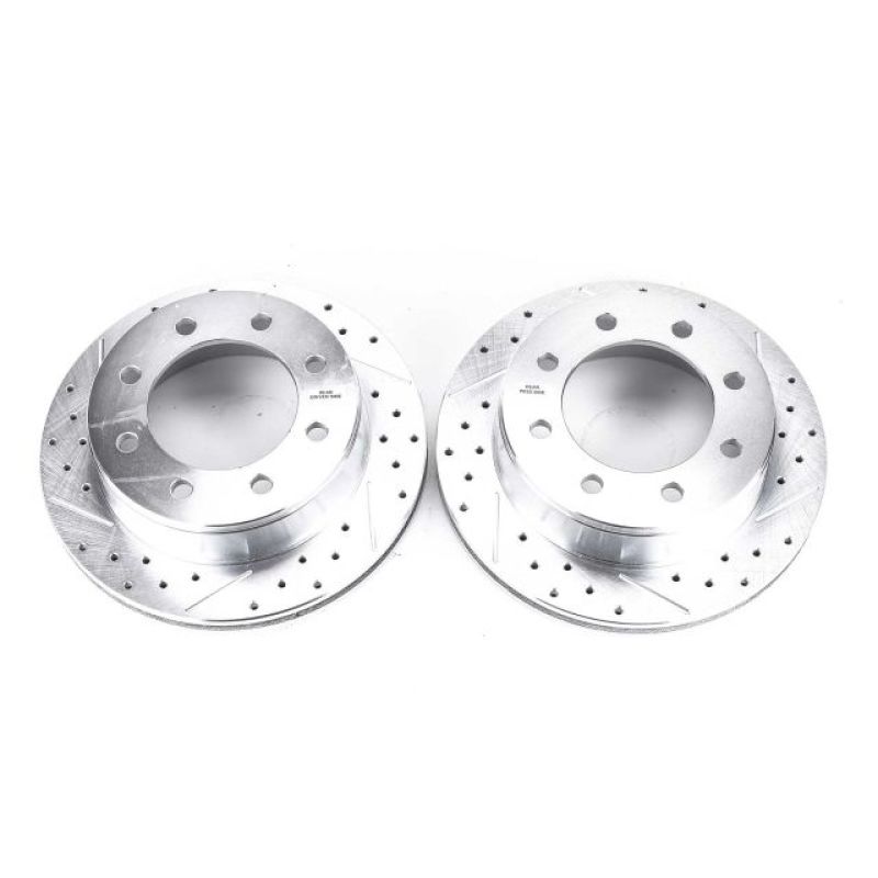 PowerStop Power Stop 02-06 Chevrolet Avalanche 2500 Rear Evolution Drilled & Slotted Rotors - Pair