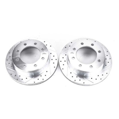 PowerStop Power Stop 02-06 Chevrolet Avalanche 2500 Rear Evolution Drilled & Slotted Rotors - Pair