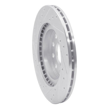 R1 Concepts R1 92-95 Toyota MR2 Rear Right Drilled & Slotted Silver Brake Rotor