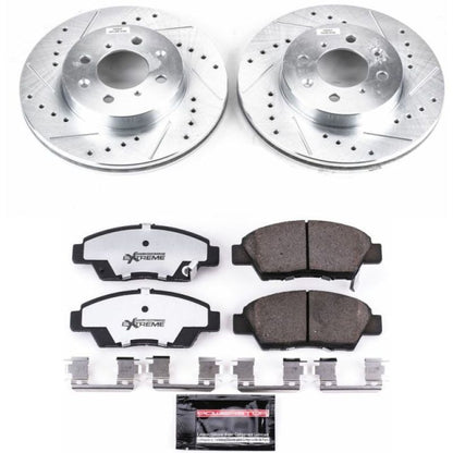 PowerStop Power Stop 09-14 Honda Fit Front Z26 Street Warrior Brake Kit