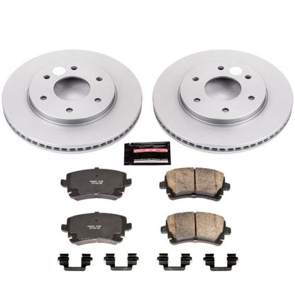 PowerStop Power Stop 04-05 Infiniti QX56 Front Z17 Evolution Geomet Coated Brake Kit