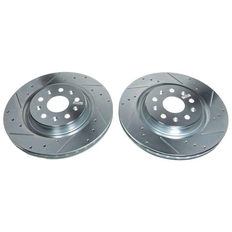 PowerStop Power Stop 20-21 Chevrolet Corvette Rear Evolution Drilled & Slotted Rotor - Pair