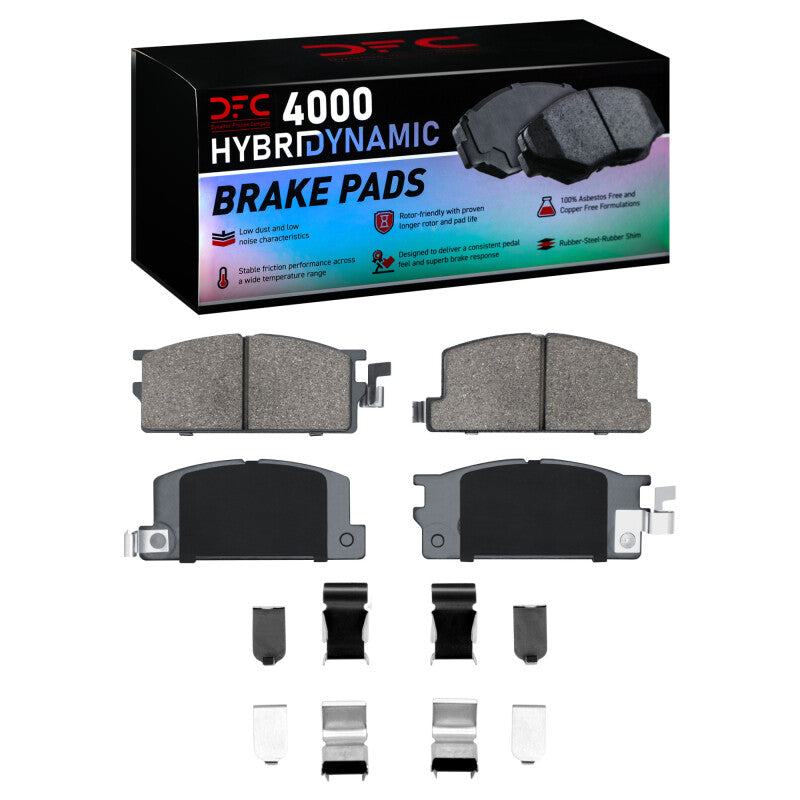 DFC 81-83 Chevrolet LUV Front 4000 HybriDynamic Brake Pads and Hardware Kit