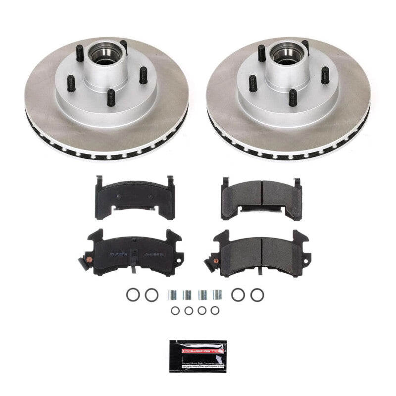 PowerStop Power Stop 82-87 Pontiac Grand Prix Front Semi-Coated Rotor Kit