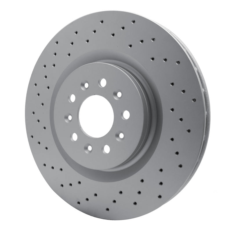 DFC 05-06 Ford GT Front Drilled GeoSPEC Coated Rotor