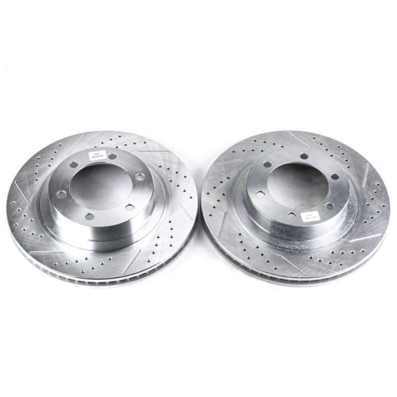 PowerStop Power Stop 03-09 Lexus GX470 Front Evolution Drilled & Slotted Rotors - Pair