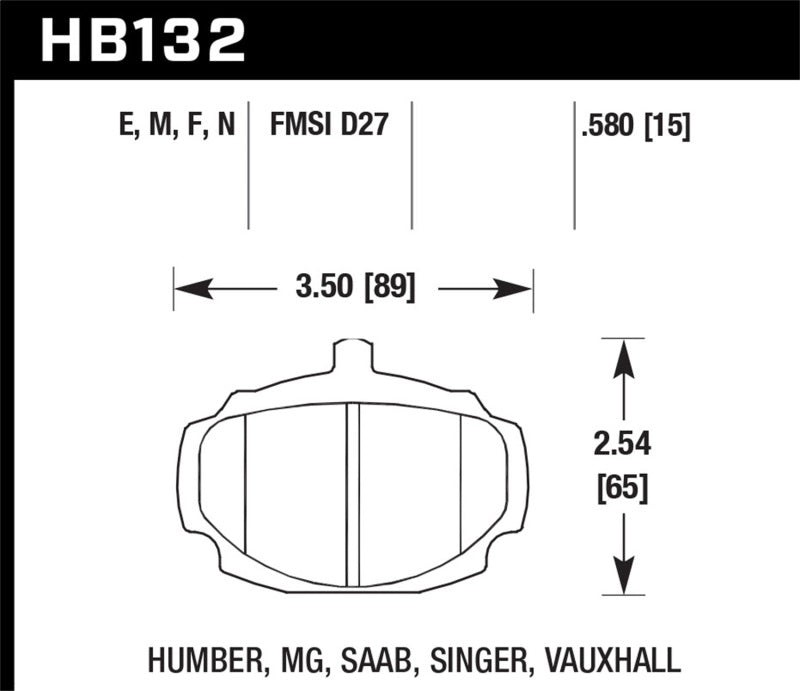 Hawk Performance Hawk HP+ Street Brake Pads