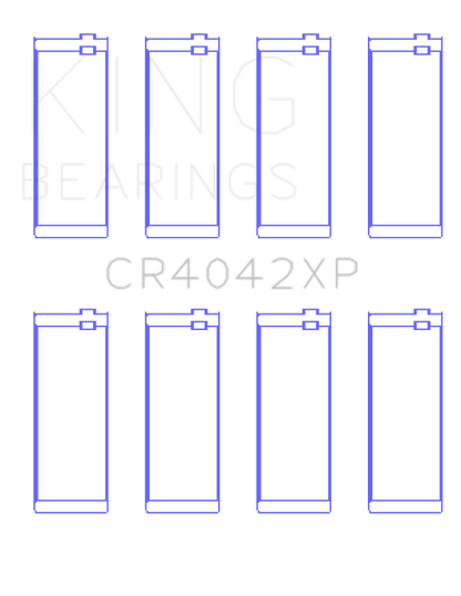 King Engine Bearings BMW M40/M42/M43/M44 1.6L/1.8L/1.9L (Size +0.50mm) Connecting Rod Bearing Set