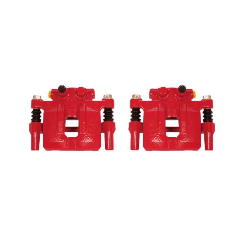 PowerStop Power Stop 11-14 Chrysler 200 Rear Red Calipers w/Brackets - Pair