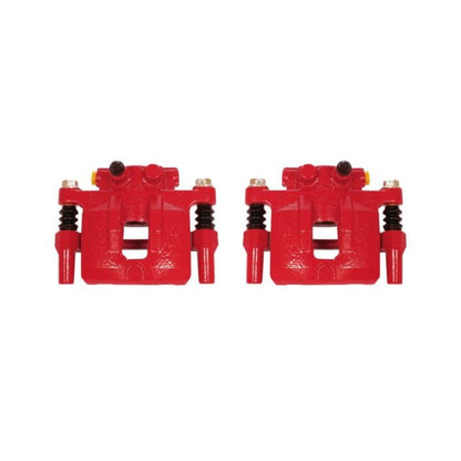 PowerStop Power Stop 11-14 Chrysler 200 Rear Red Calipers w/Brackets - Pair