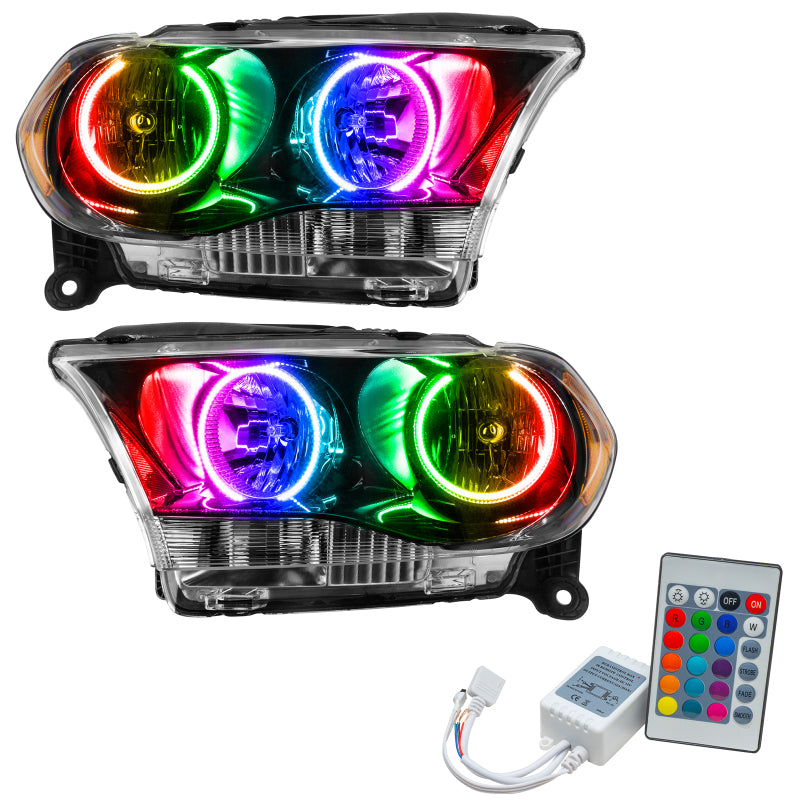 ORACLE Lighting Oracle 11-13 Dodge Durango SMD HL Halogen - Black - ColorSHIFT w/ Simple Controller
