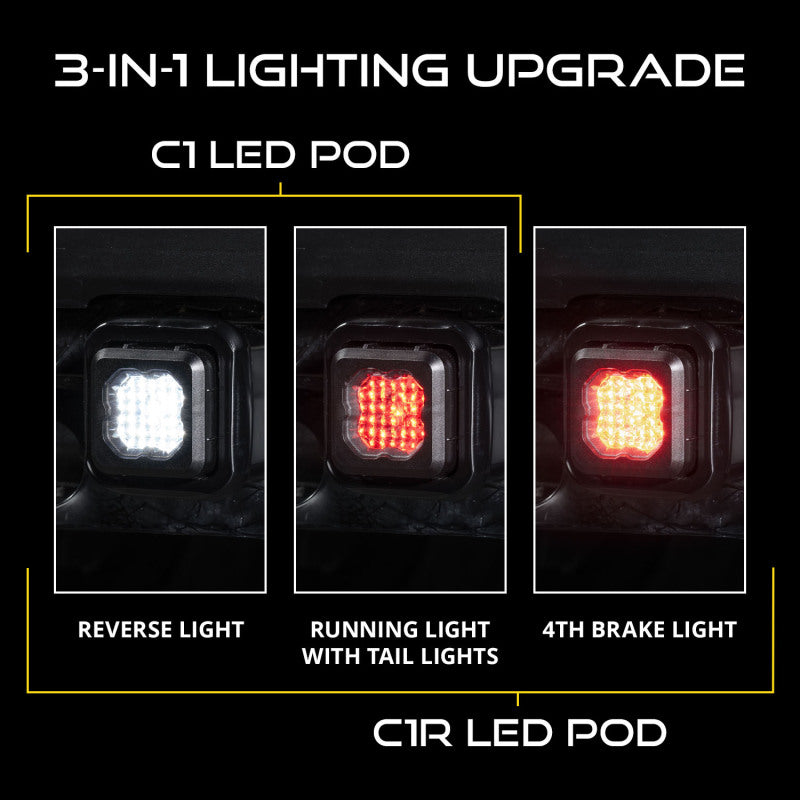Diode Dynamics 23-24 Chevrolet Colorado Hitch Mount LED Pod Reverse Kit C1R