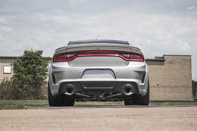 CORSA Performance Corsa 2015-2023 Charger SRT/Hellcat/Redeye 2.75in Valved Catback DRE w/ Single 4.5in Blk PVD Tips