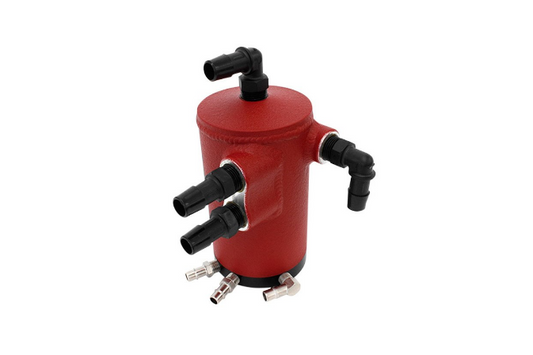 PERRIN PSP-ENG-607RD AIR OIL SEPARATOR KIT FOR WRX/STI W/FMIC'S RED WRINKLE FINISH