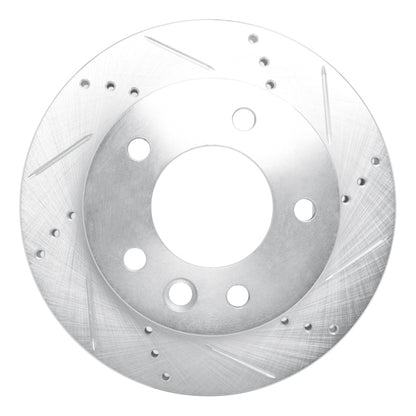 R1 Concepts R1 02-06 Dodge Sprinter 2500 Front Right Drilled & Slotted Silver Brake Rotor