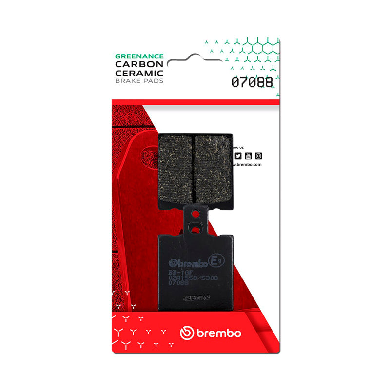 Brembo Powersports Brembo Benelli Velvet Carbon Ceramic Brake Pad - Rear