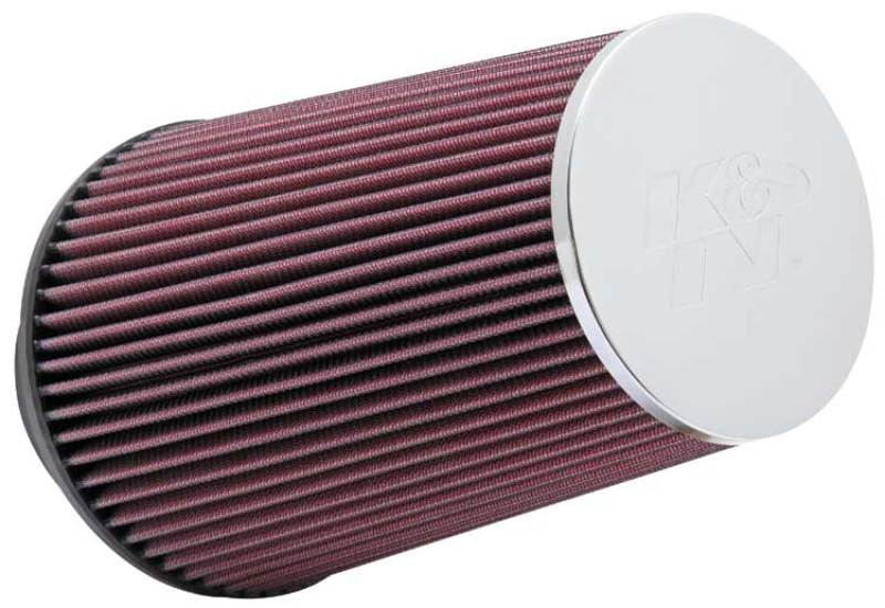 K&N Engineering K&N Universal Chrome Filter 3 1/2 inch ID FLG / 6 inch Bottom / 4 1/2 inch CR / 9 inch Length