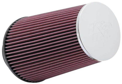 K&N Engineering K&N Universal Chrome Filter 3 1/2 inch ID FLG / 6 inch Bottom / 4 1/2 inch CR / 9 inch Length