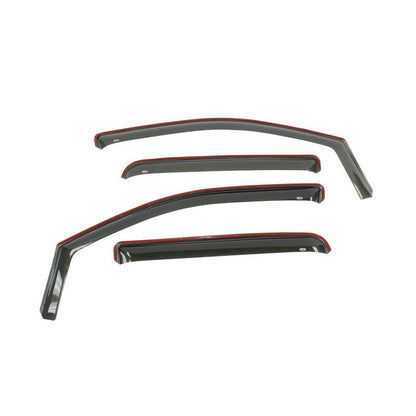 Westin 2005-2017 Nissan Frontier 4dr In-Channel Wind Deflector 4pc - Smoke