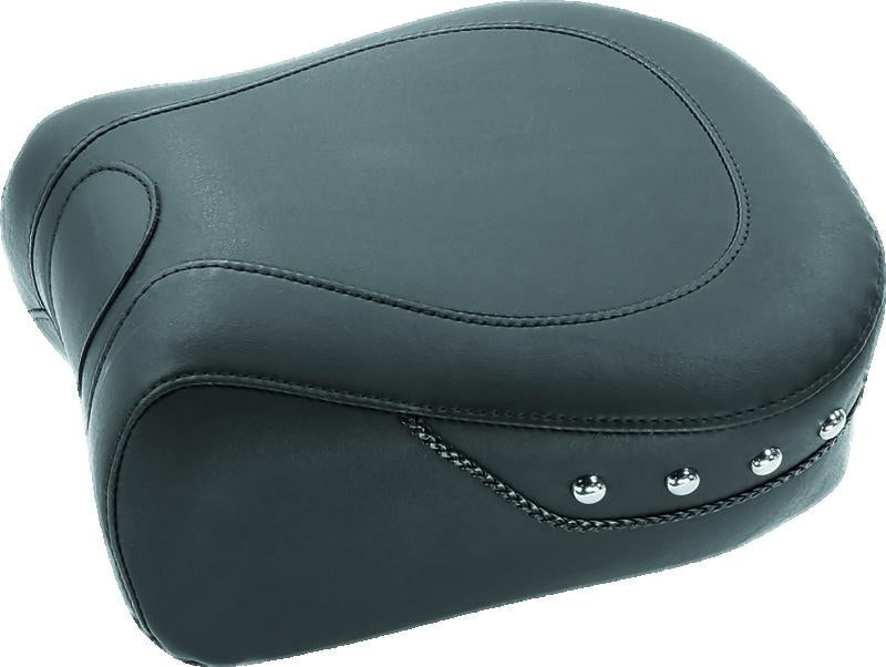 Mustang Motorcycle Mustang 08-21 Harley Electra Glide, Rd Glide, Rd King, Str Glide 1PC Seat w/Diamond Stitch - Black