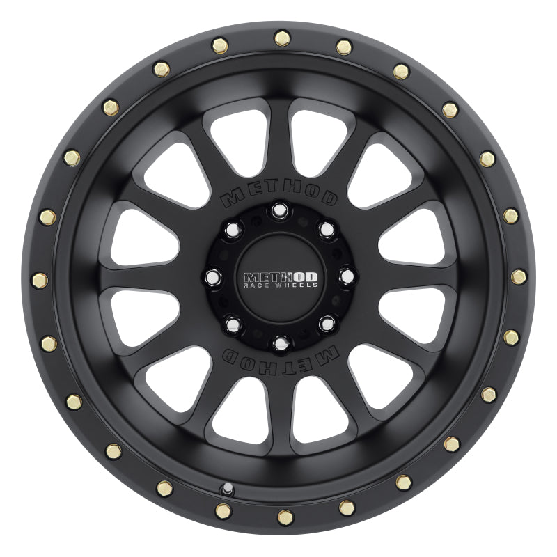 Method Wheels Method MR605 NV 20x10 -24mm Offset 8x6.5 121.3mm CB Matte Black Wheel