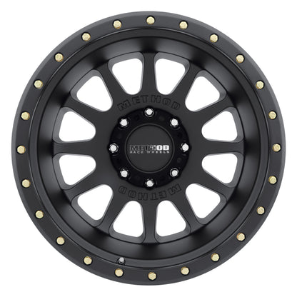 Method Wheels Method MR605 NV 20x10 -24mm Offset 8x180 124.1mm CB Matte Black Wheel