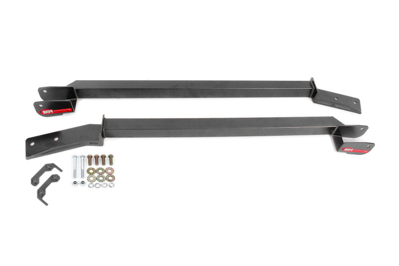 BMR Suspension BMR 93-02 F-Body Non-Convertible Bolt-On Boxed Subframe Connectors - Black Hammertone