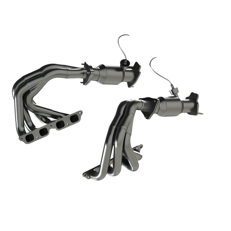 Kooks Headers Kooks 22+ Chevrolet C8 Corvette Z06 LT6 1-7/8in. x 2in. SS Tri-Y Headers w/ GREEN Cats