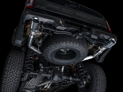 AWE Tuning Gen 3 Raptor SwitchPath Exhaust - Chrome Silver Tips