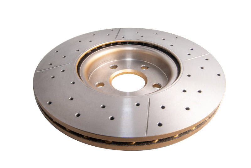 DBA 13-18 Ford Focus ST (w/320mm Front Rotor) Front Drilled & Slotted Street Series Rotor
