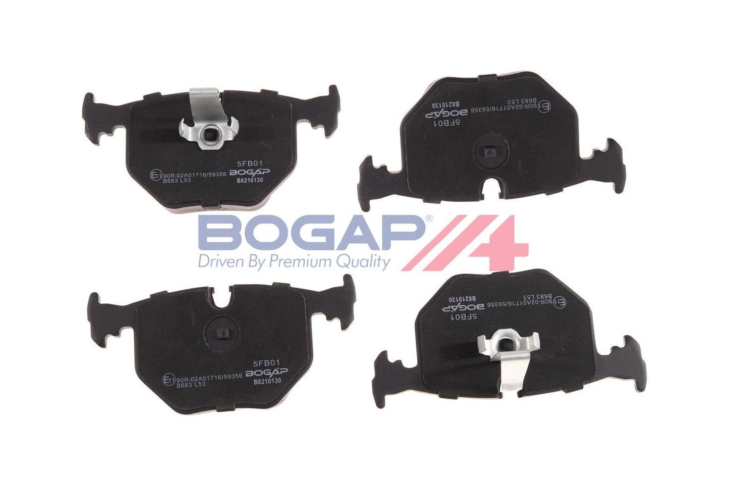 BOGAP B8210130 Brake Pad Set, Disc Brake | ML Performance Car Parts