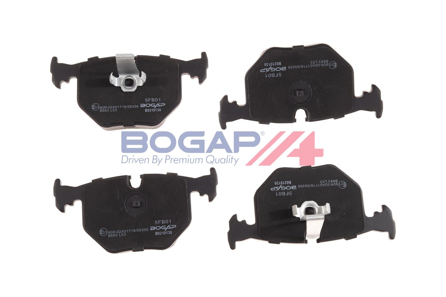 BOGAP B8210130 Brake Pad Set, Disc Brake | ML Performance Car Parts