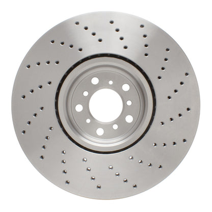 DFC 15-19 BMW X5 Left Front Drilled Brake Rotor