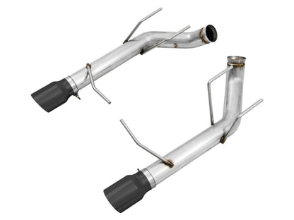 AWE Tuning S197 Mustang GT Axle-Back Exhaust - Track Edition (Diamond Black Tips)
