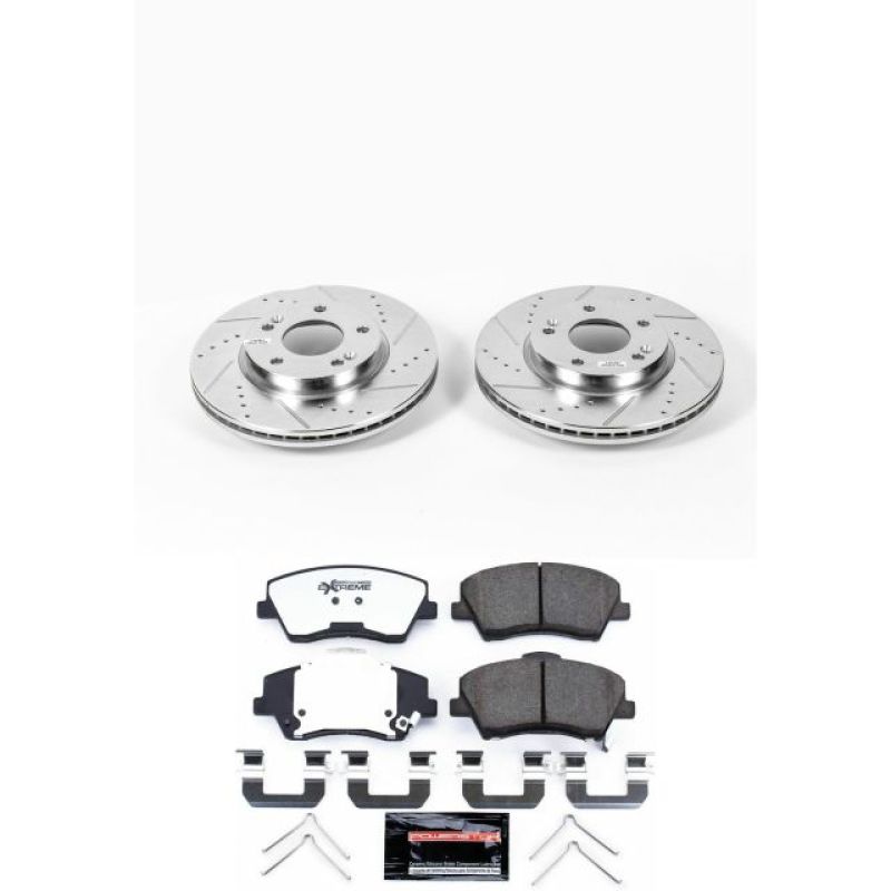 PowerStop Power Stop 17-19 Hyundai Elantra Front Z36 Truck & Tow Brake Kit