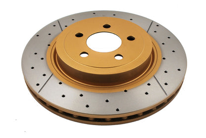 DBA 09-20 Dodge Challenger Front Drilled & Slotted Street Series Rotor
