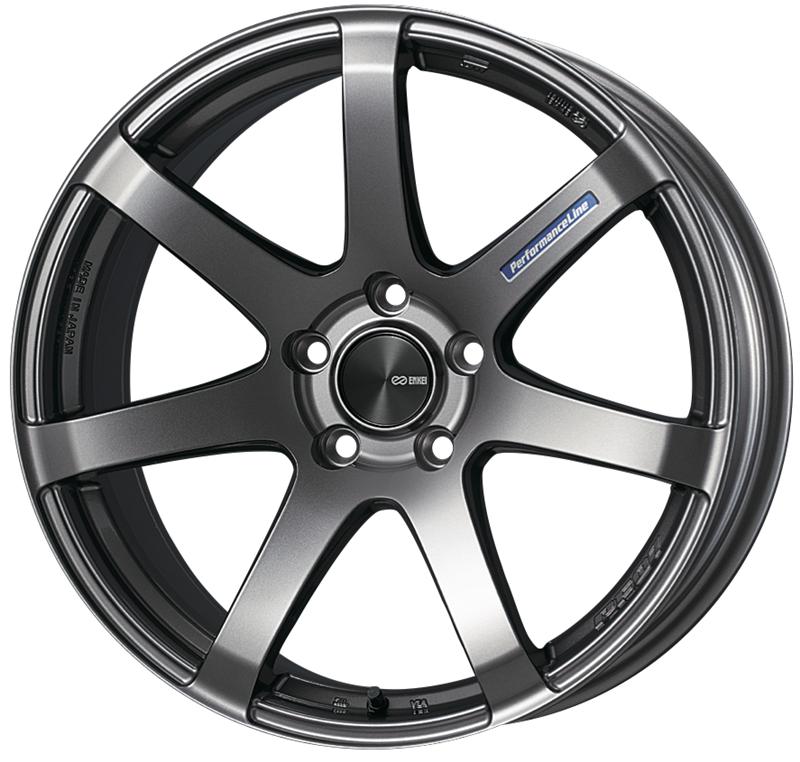Enkei PF07 17x9.5 5x114.3 30mm Offset Dark Silver Wheel *Special Order/No Cancel*