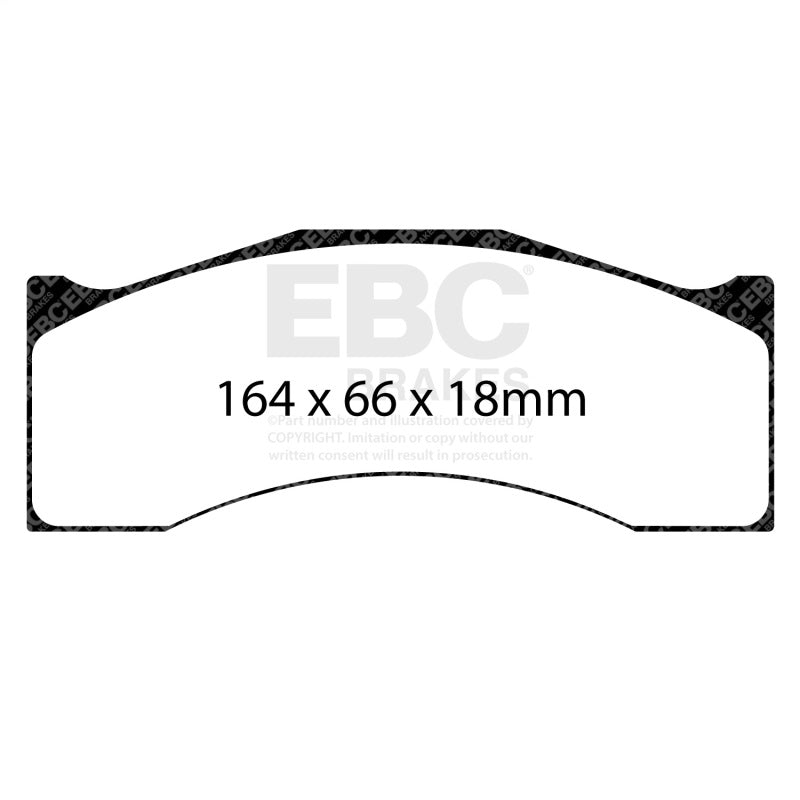 EBC Racing Alcon CAR12 / AP Racing CP6766 D50 / Brembo XA3.40.XX SR-11 Sintered Race Brake Pads