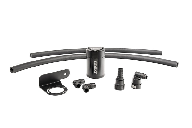 CORSA Performance Corsa 2015-2025 Ford F-150 5.0L V8 (Auto) Aluminum Oil Catch Can w/Mounting Bracket