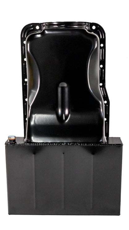 Moroso Ford 351W (w/Front Sump) Kicked Out Wet Sump 7qt 8in Steel Oil Pan