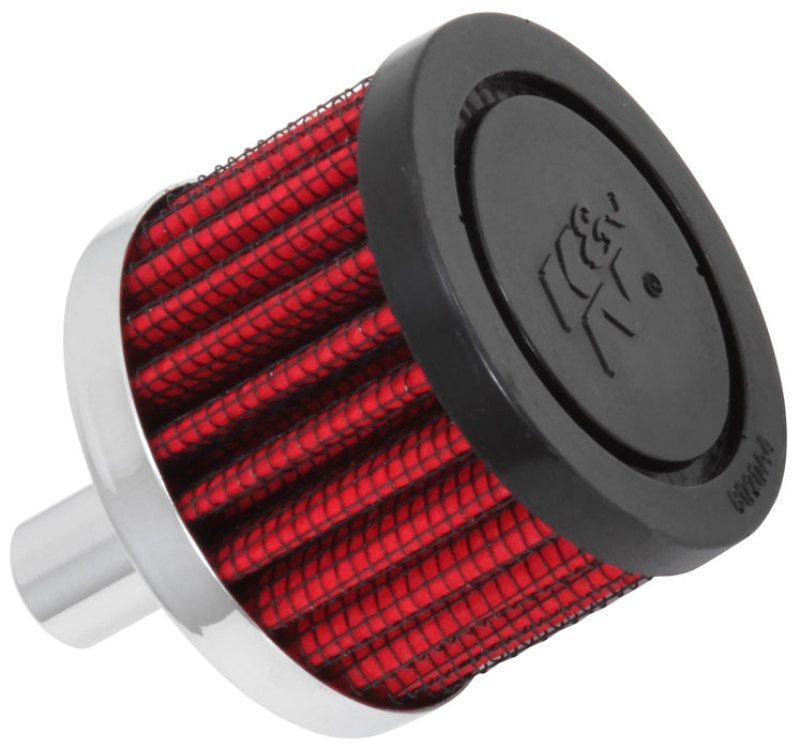 K&N Engineering K&N Steel Base Crankcase Vent Filter .5in Vent OD x 2in OD x 1.5in Height
