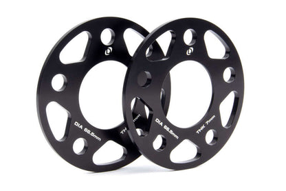 Dinan Wheel Spacers - 5x112 - 66.5mm CB - 7mm Thick (Set of 2)