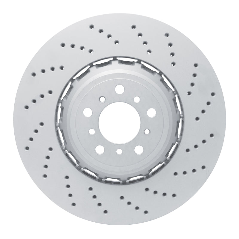 DFC 12-19 BMW M6 Right Front Drilled Hi-Carbon Alloy Geomet Coated Rotor
