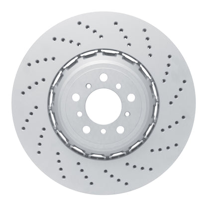 DFC 12-19 BMW M6 Right Front Drilled Hi-Carbon Alloy Geomet Coated Rotor