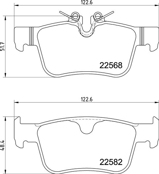 Mintex MDB3939 Brake Pad Set, disc brake
