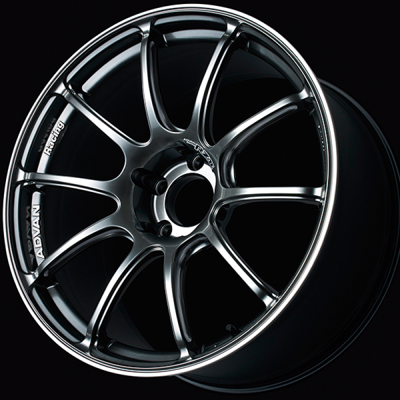 Advan RZII 17x7.5 / +38 Offset / 4x100 / 63mm Bore / Racing Hyper Black and Ring